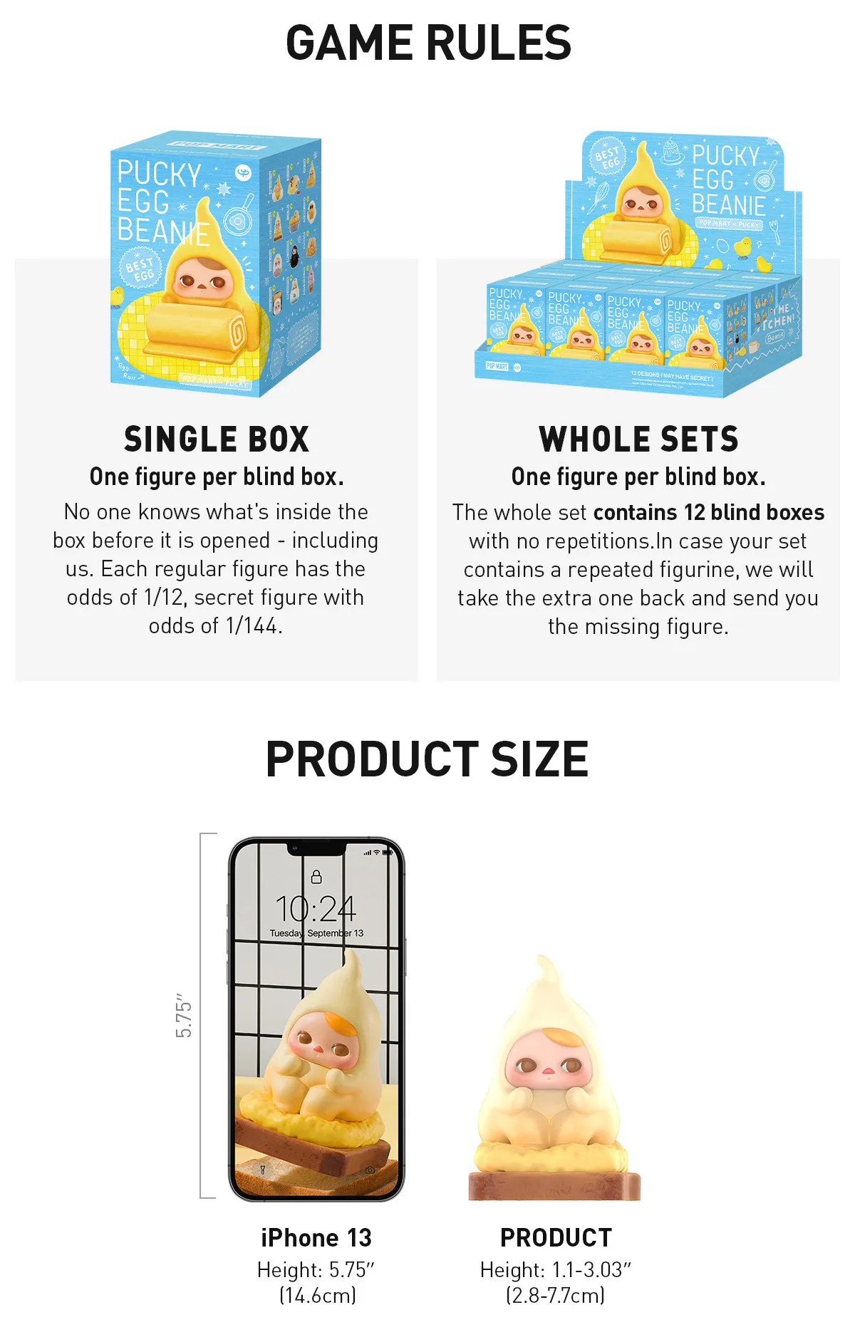 POP MART PUCKY Egg Beanie Series Figures - Image 19