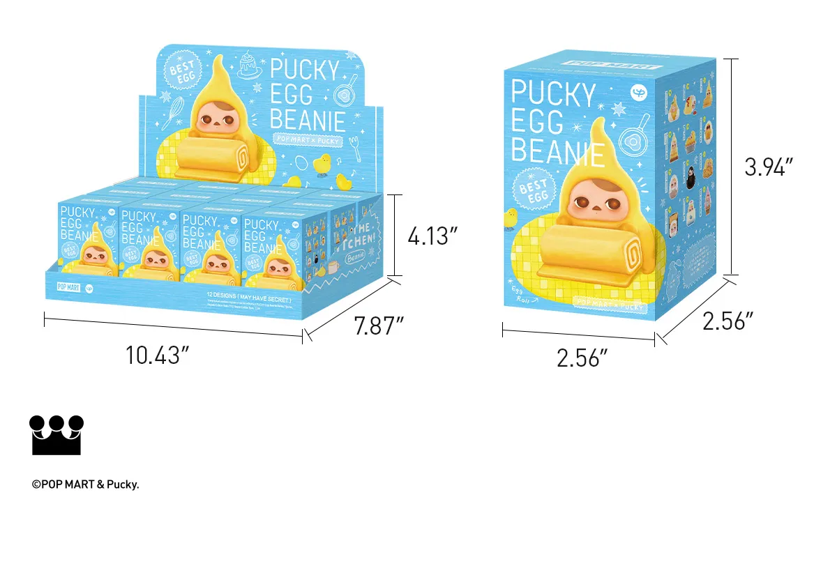 POP MART PUCKY Egg Beanie Series Figures - Image 20