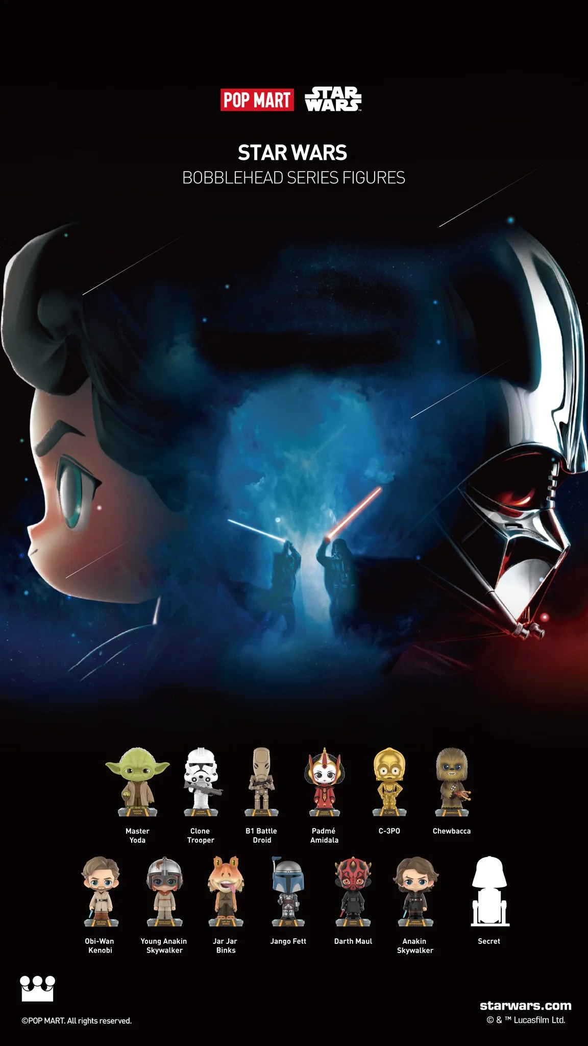 POP MART Star Wars Bobblehead Series Figures - Image 2