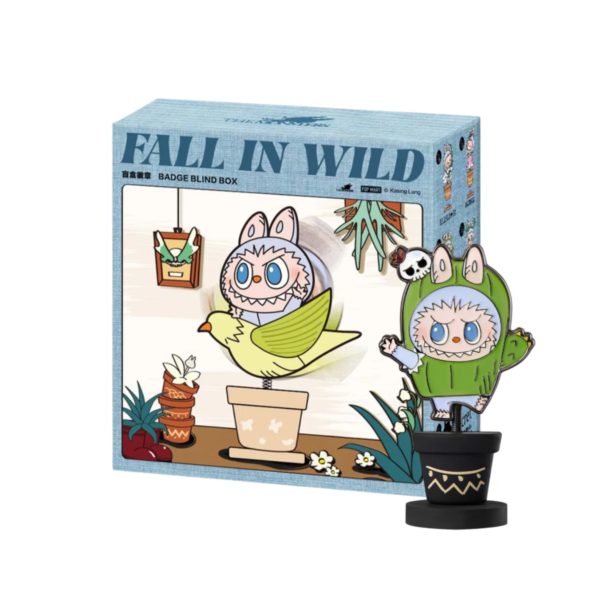 POP MART The Monsters Fall in Wild Badge Series