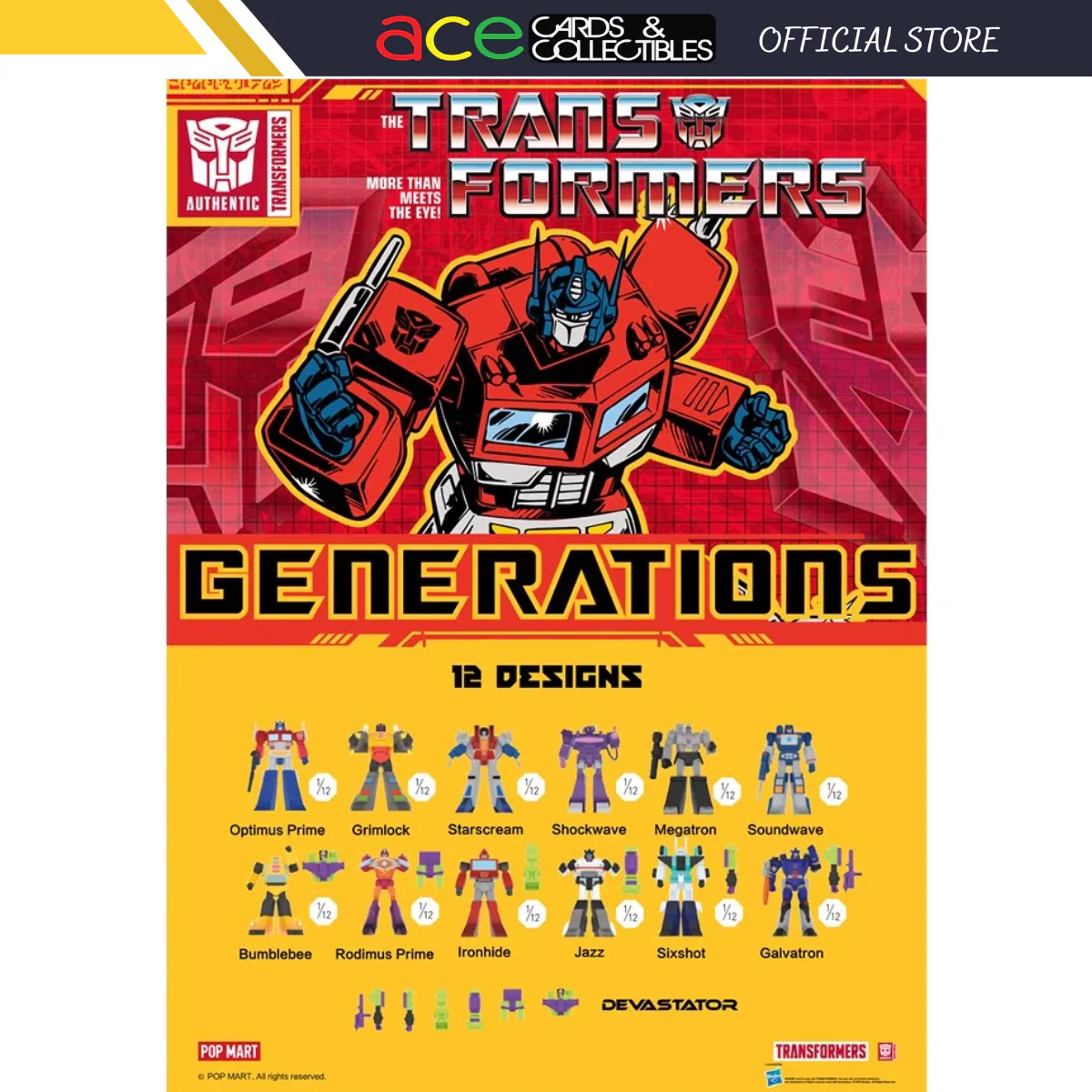 POP MART Transformers Generations Series