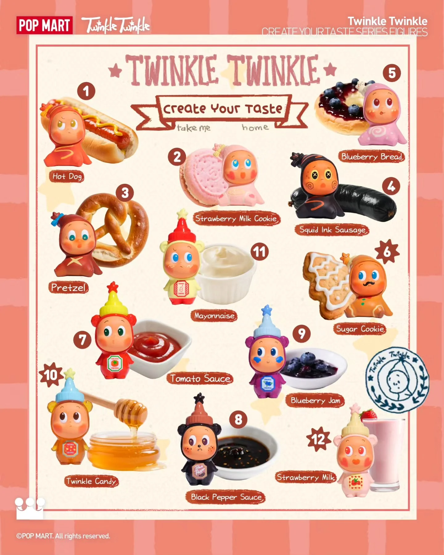 POP MART Twinkle Twinkle Create Your Taste Series Figures (Type B) - Image 2