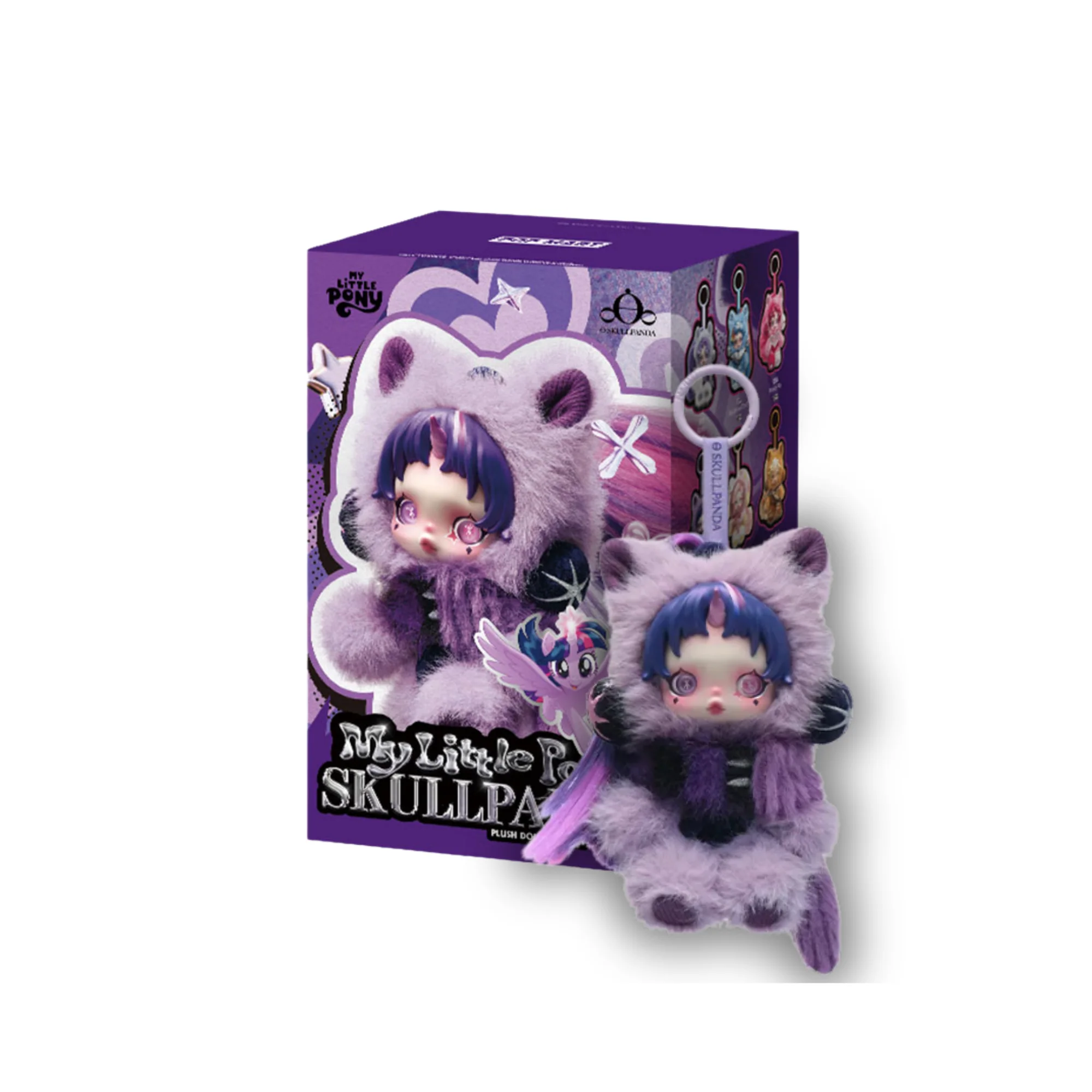 POP MART x SKULLPANDA x My Little Pony Series Plush Doll Pendant