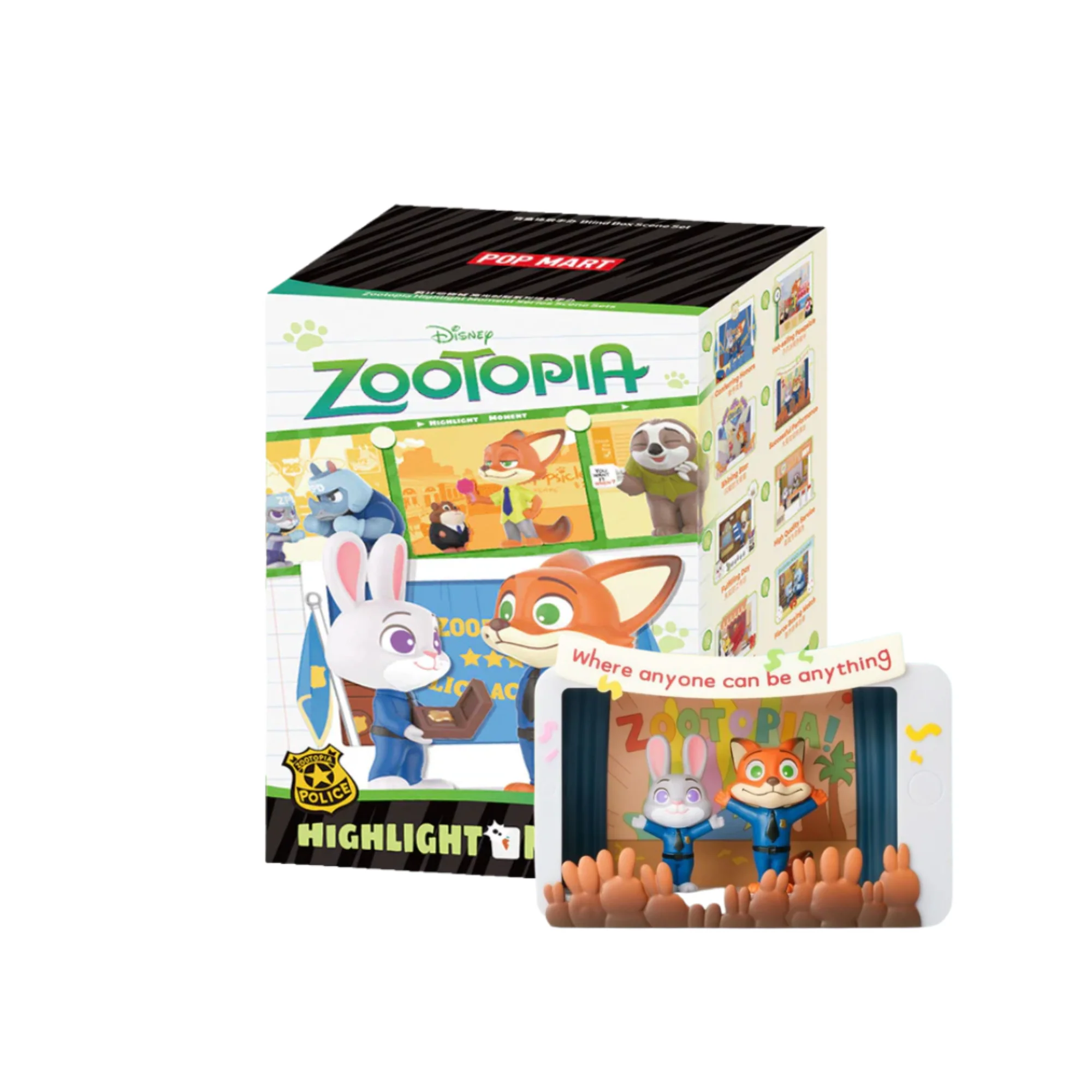 POP MART Zootopia Highlight Moment Series Scene Sets