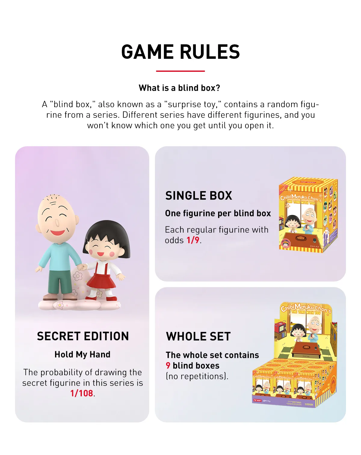 POPMART x Chibi Maruko Chan's The Time With You Series Figures - Image 4