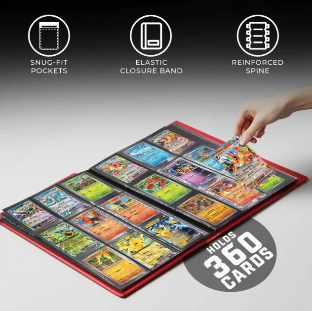 PYP Trading Card Binder with Elastic Band (9-Pocket) - Image 4