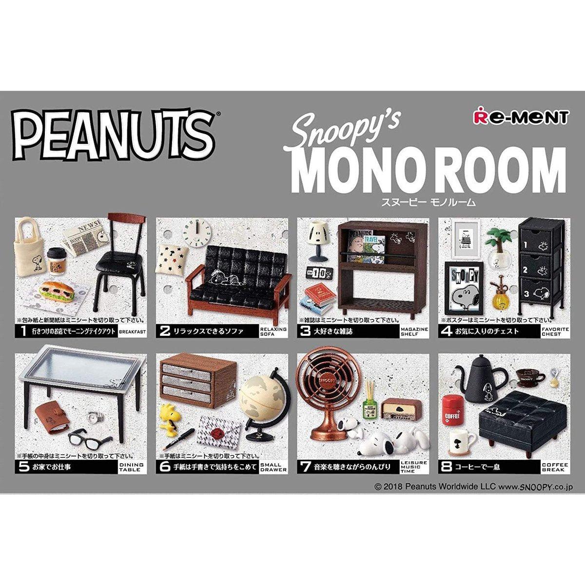 Re-Ment Peanuts Snoopy -Snoopy's Mono Room-