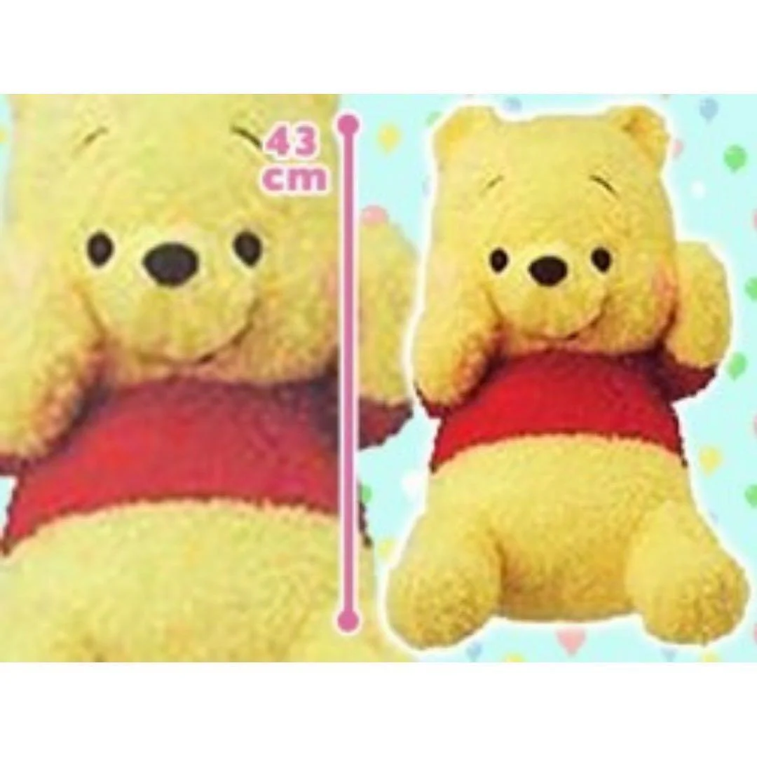 Red Cheek "Winnie The Pooh" Mega Jumbo Rolling Plush - Image 2