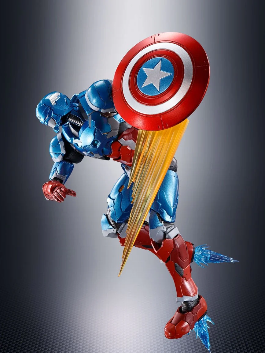 S.H.Figuarts Captain America (Tech-On Avengers) (Completed) - Image 8