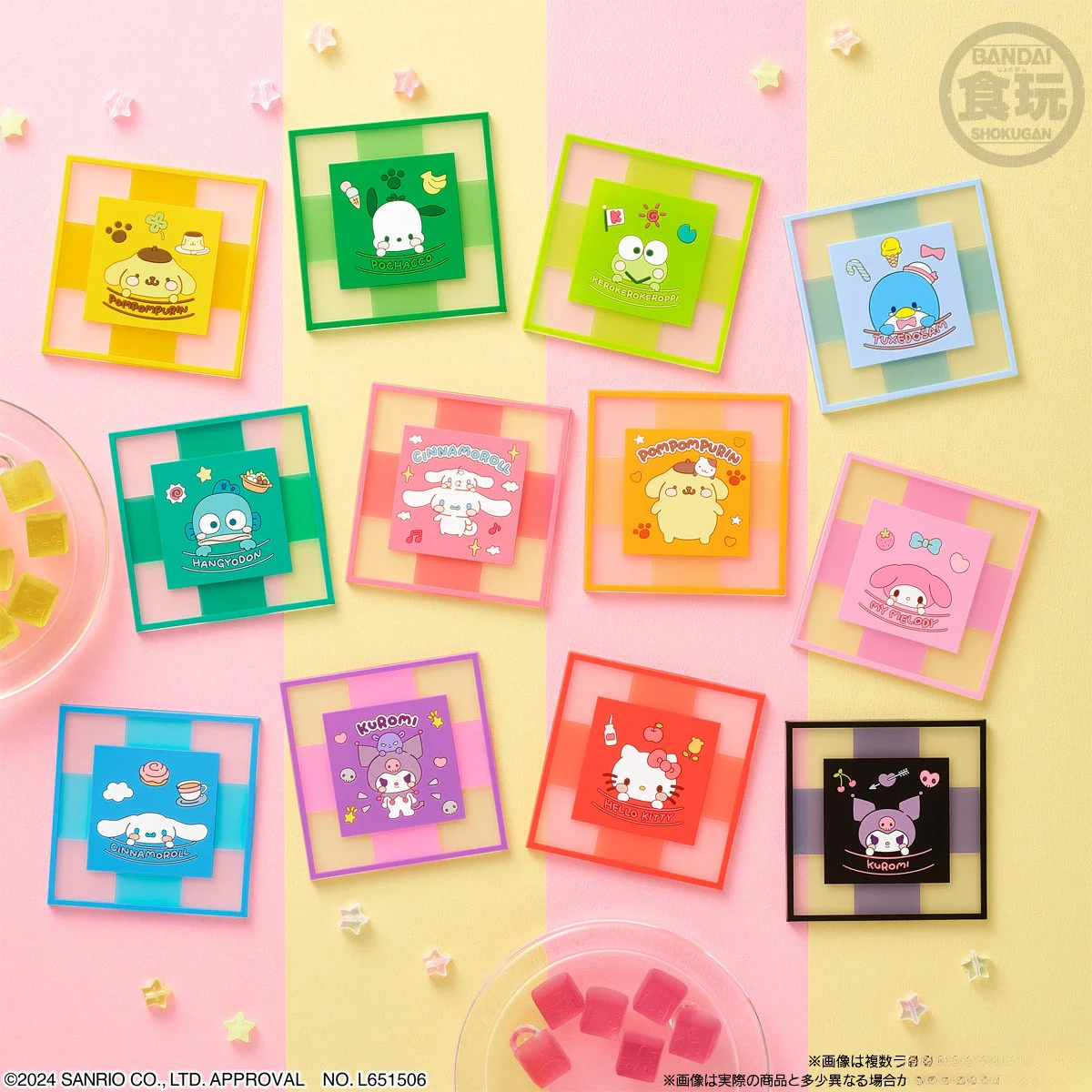 Sanrio Characters CLEARSQUARE Gummi & Coaster - Image 2
