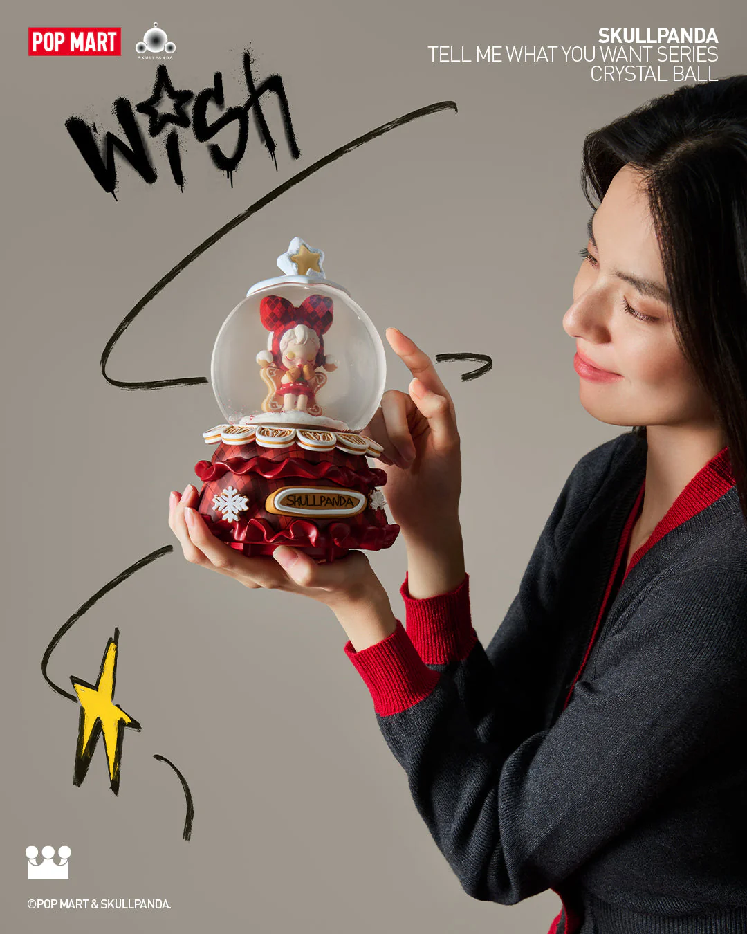 POP MART SKULLPANDA Tell Me What You Want Series - Crystal Ball - Image 3