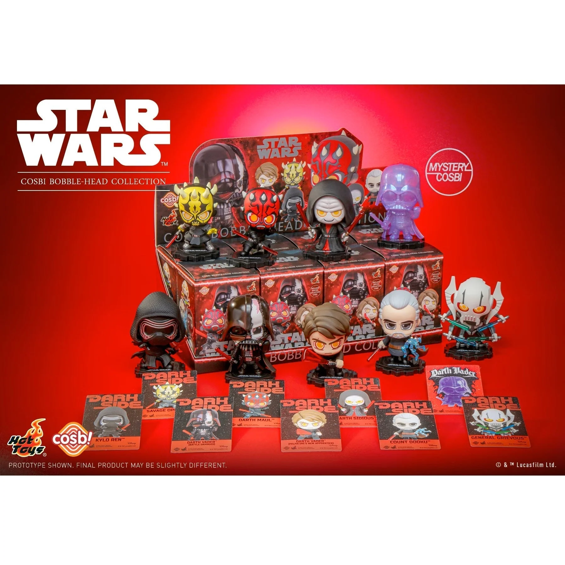 Star Wars Dark Side Cosbi Bobble-Head Collection - Image 2