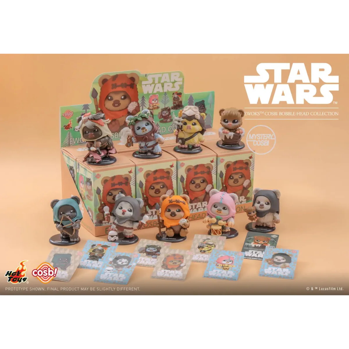 Star Wars Ewoks Bobble-Head Cosbi Collection - Image 3
