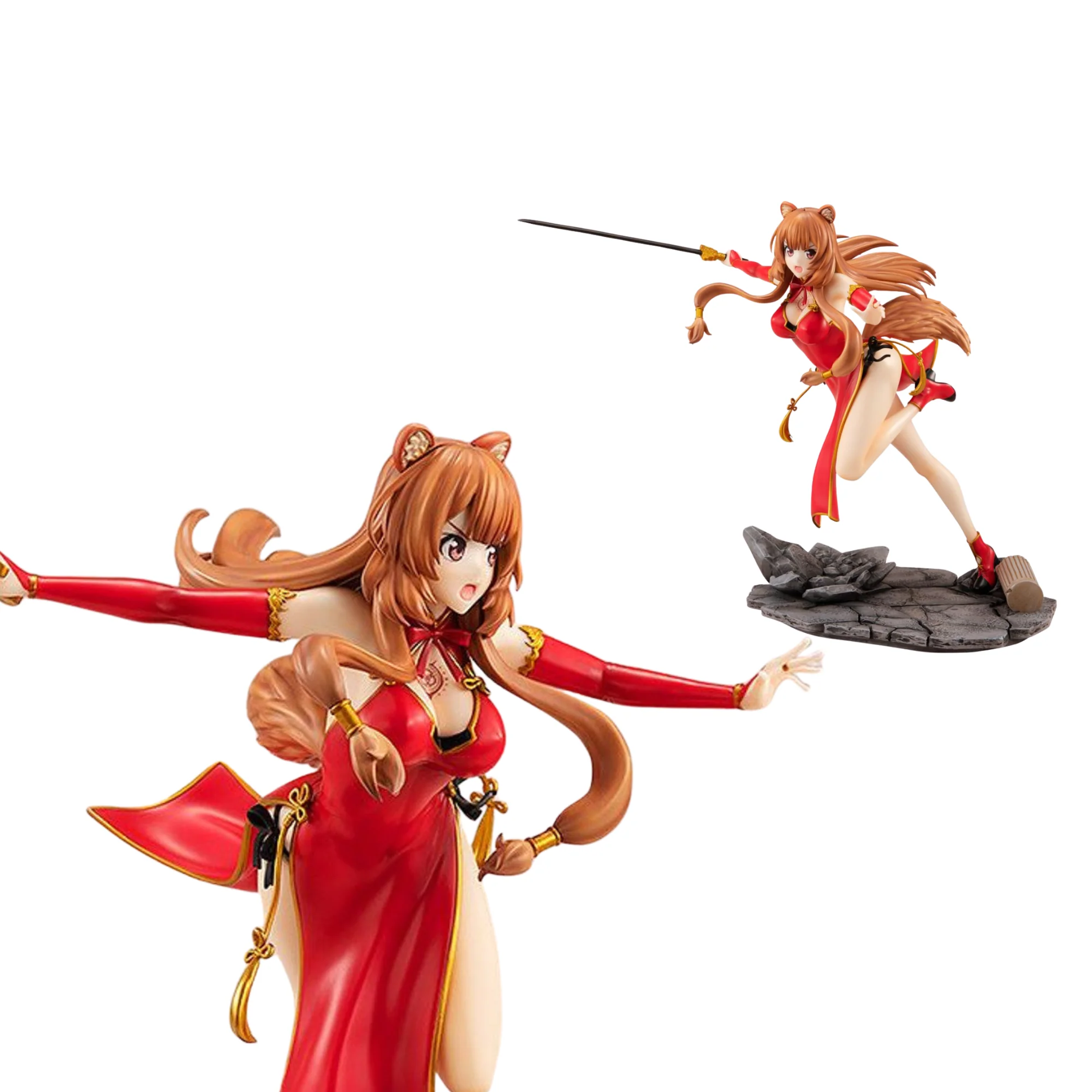 The Rising Of The Shield Hero Season 2 "Raphtalia" (Red Dress Style Ver. )