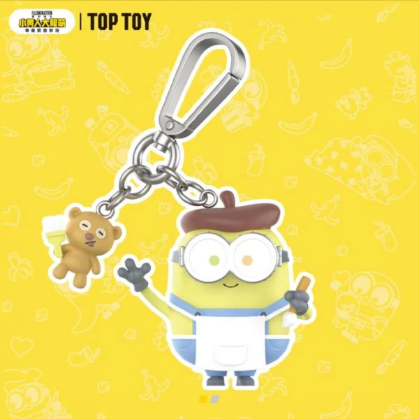 TOPTOY x Minions Bob+Tim Keychain Best Friend Forever Series - Image 10