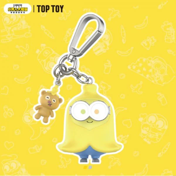 TOPTOY x Minions Bob+Tim Keychain Best Friend Forever Series - Image 11