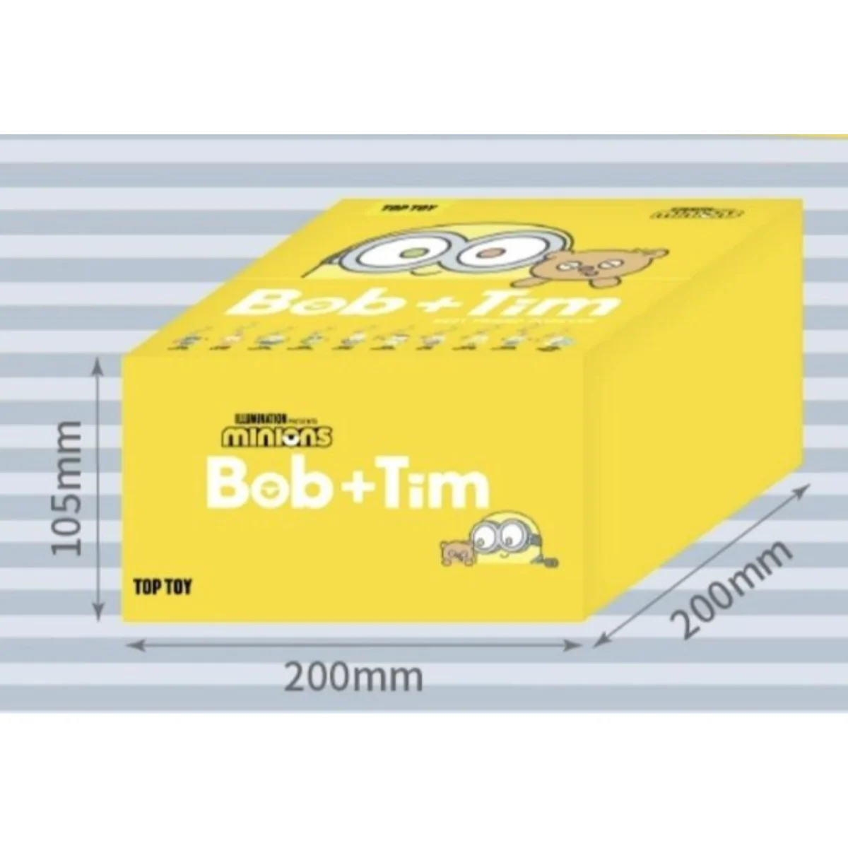 TOPTOY x Minions Bob+Tim Keychain Best Friend Forever Series - Image 13