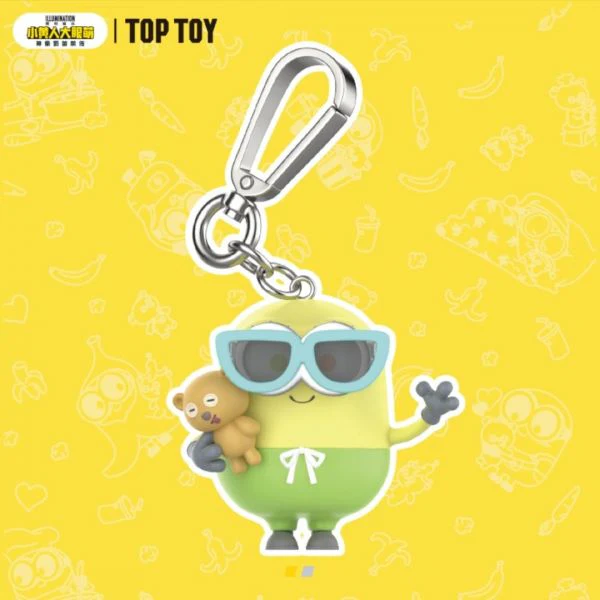 TOPTOY x Minions Bob+Tim Keychain Best Friend Forever Series - Image 4
