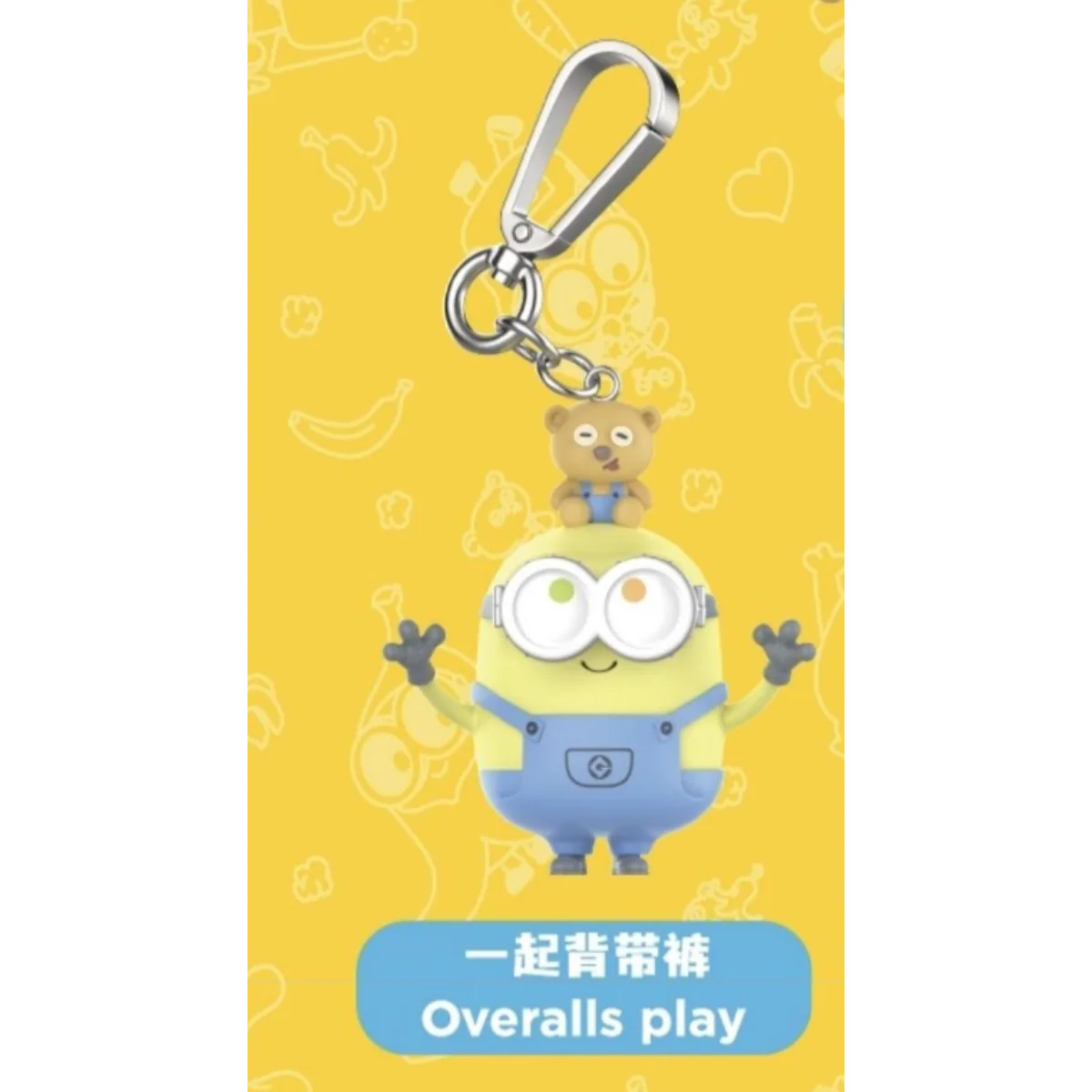 TOPTOY x Minions Bob+Tim Keychain Best Friend Forever Series - Image 5