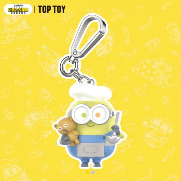 TOPTOY x Minions Bob+Tim Keychain Best Friend Forever Series - Image 6