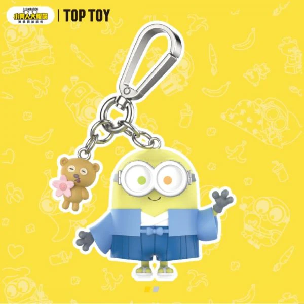 TOPTOY x Minions Bob+Tim Keychain Best Friend Forever Series - Image 7