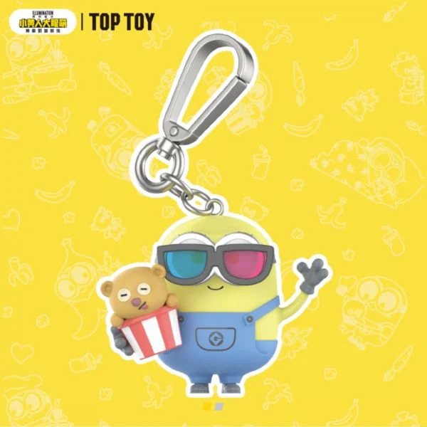 TOPTOY x Minions Bob+Tim Keychain Best Friend Forever Series - Image 8