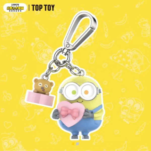 TOPTOY x Minions Bob+Tim Keychain Best Friend Forever Series - Image 9