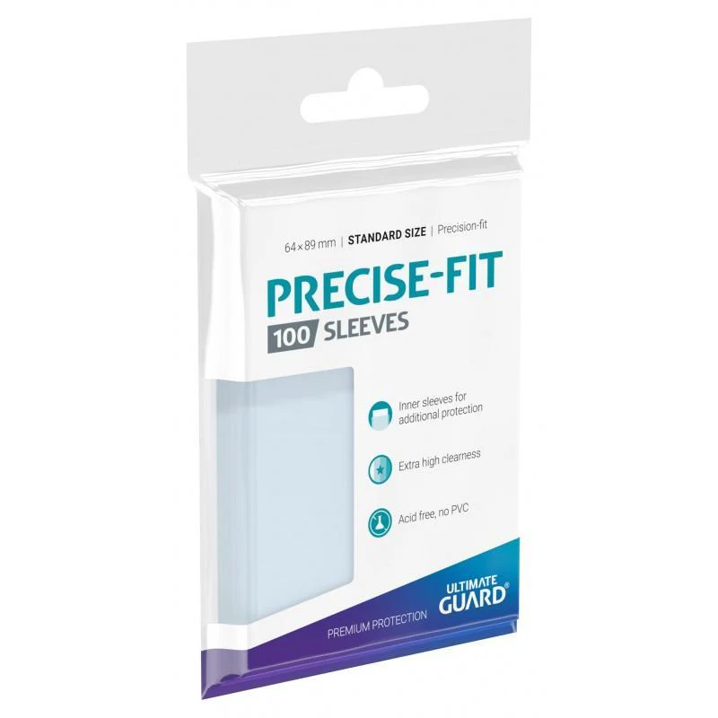 Ultimate Guard Card Sleeve Precise-Fit Top-Loading Standard Size 100pcs - Image 2
