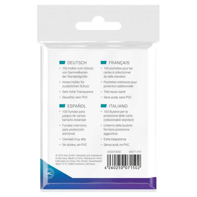 Ultimate Guard Card Sleeve Precise-Fit Top-Loading Standard Size 100pcs - Image 3