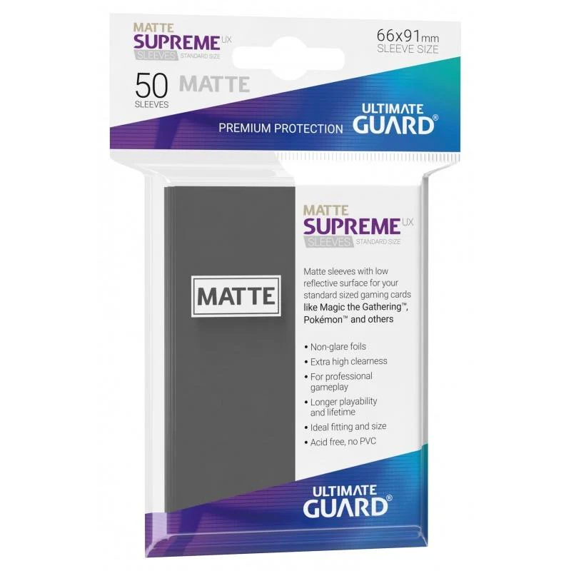 Ultimate Guard Card Sleeves Supreme UX Matte Standard Size - Image 3