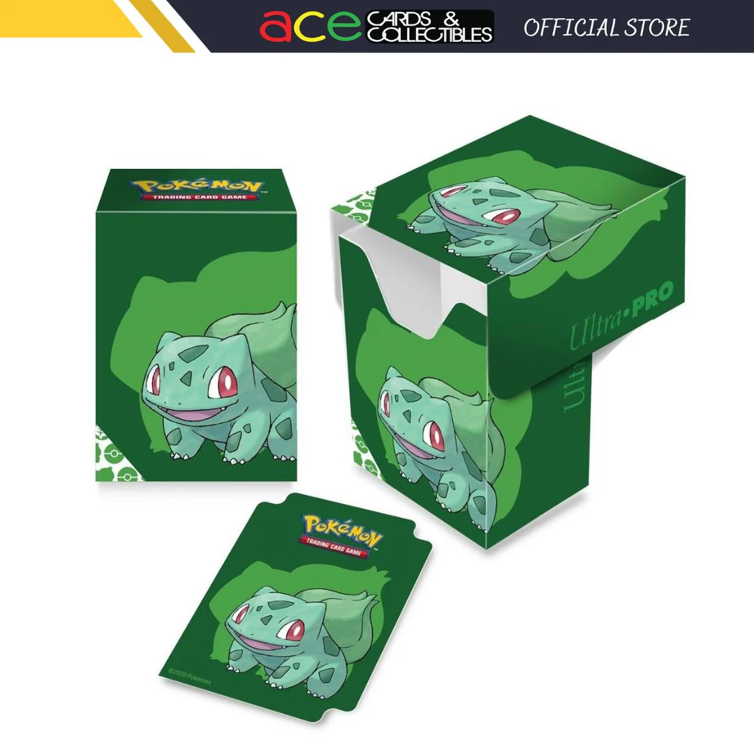 Ultra PRO 80+ Full View Deck Box (Pokemon TCG Bulbasaur)