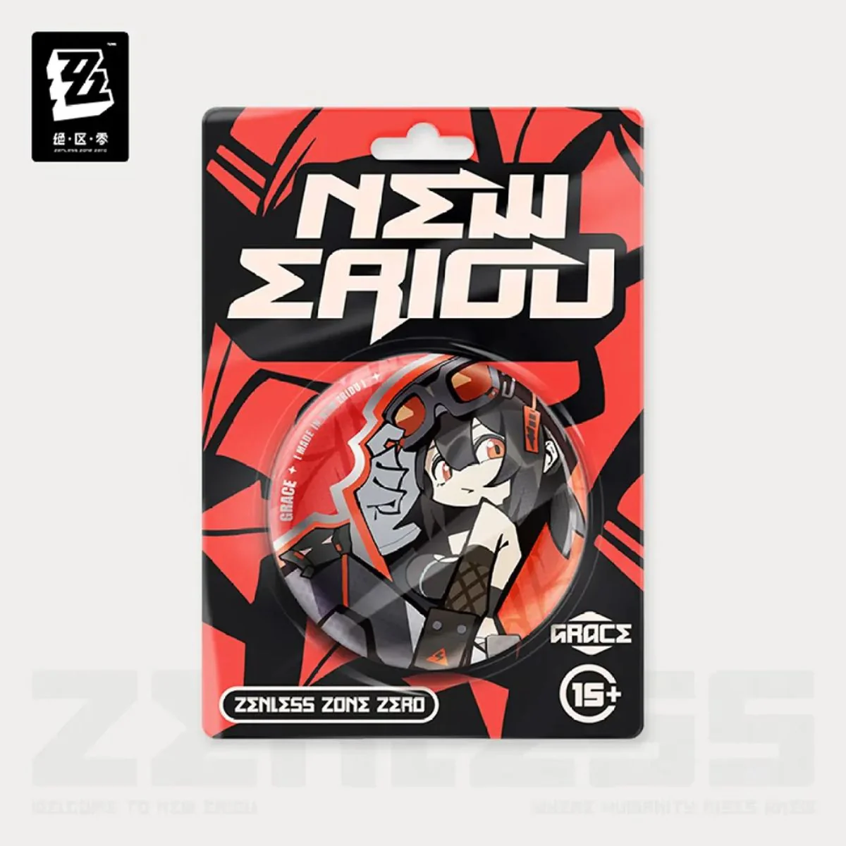 Zenless Zone Zero Belobog Heavy Industries Chibi Badge - Image 2