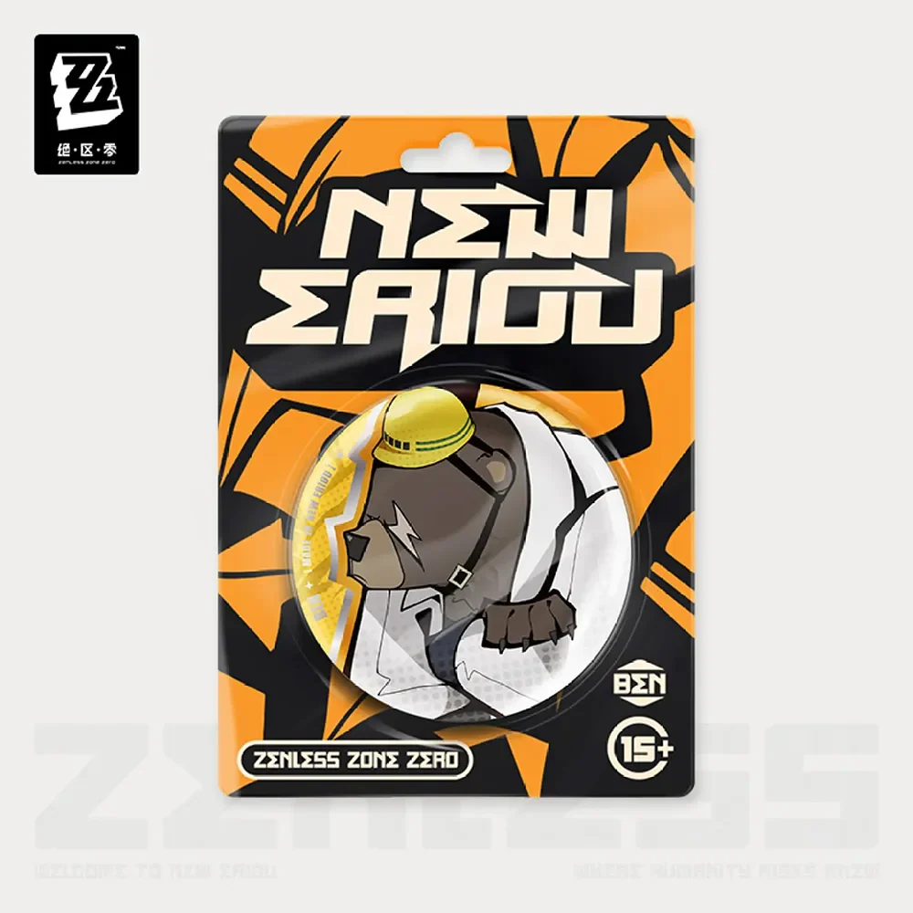 Zenless Zone Zero Belobog Heavy Industries Chibi Badge - Image 3