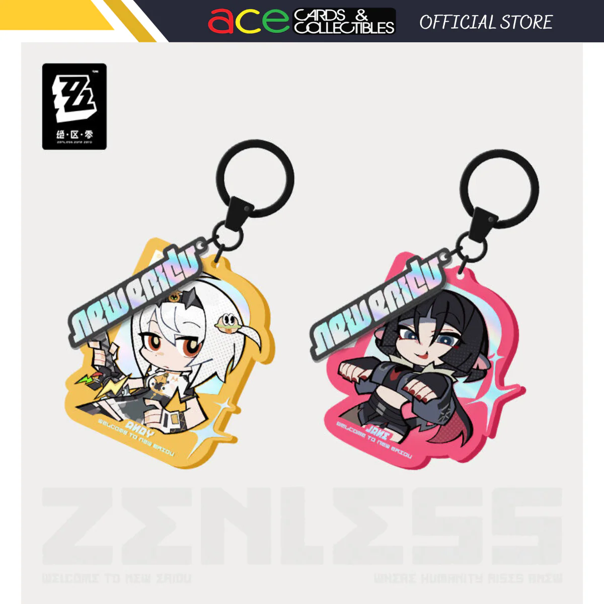 Zenless Zone Zero Ridu Chibi Keychain – Unknown Faction