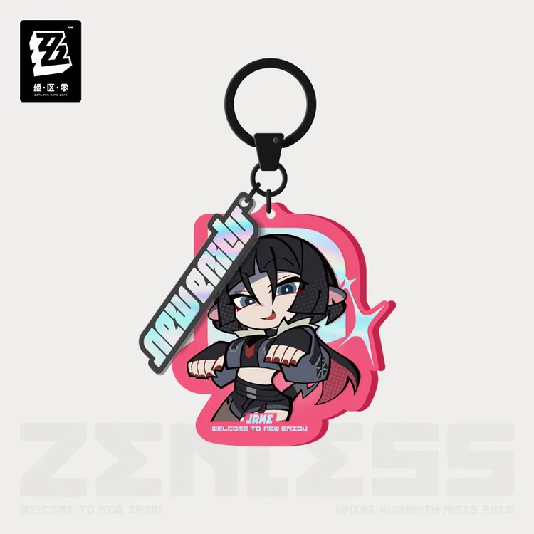 Zenless Zone Zero Ridu Chibi Keychain – Unknown Faction - Image 2