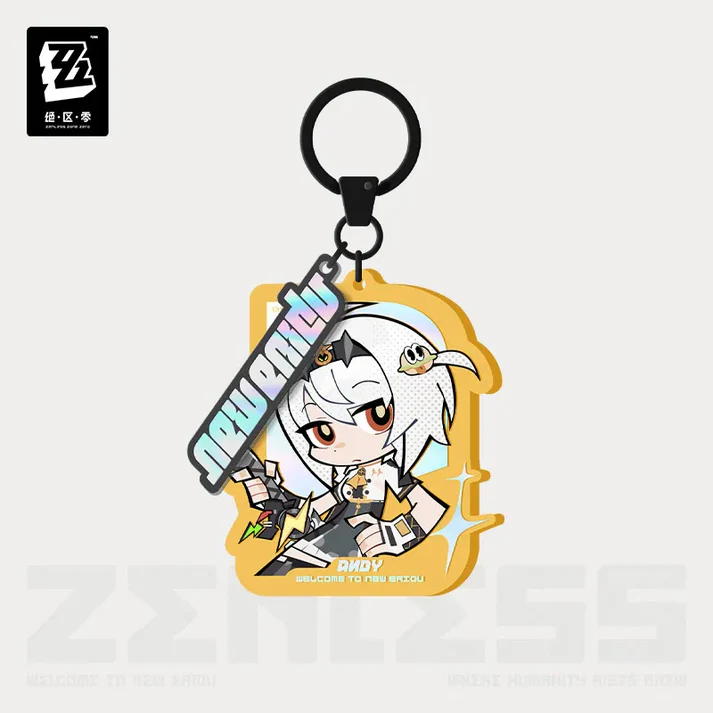 Zenless Zone Zero Ridu Chibi Keychain – Unknown Faction - Image 3